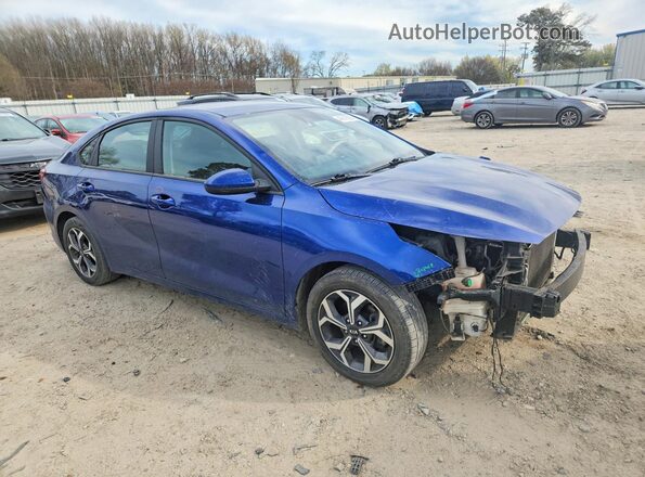 3KPF24AD8LE246139 2020 KIA FORTE Синий Передняя правая четверть