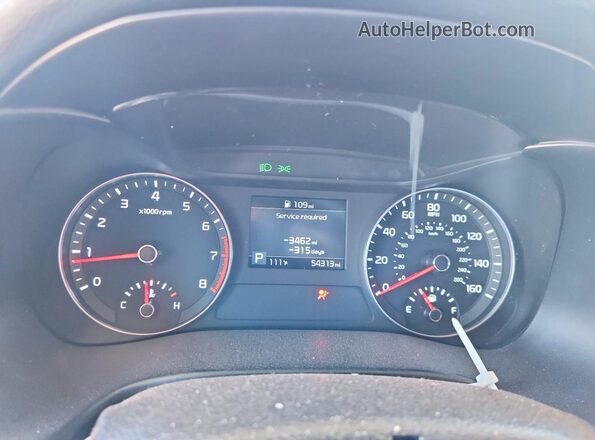 3KPF24AD8ME265646 2021 KIA FORTE White Вид щитка приладів