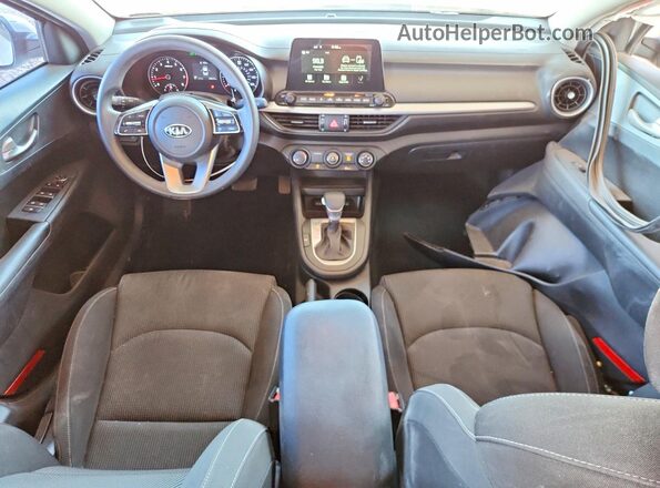 3KPF24AD8ME265646 2021 KIA FORTE White Вид панелі приладів