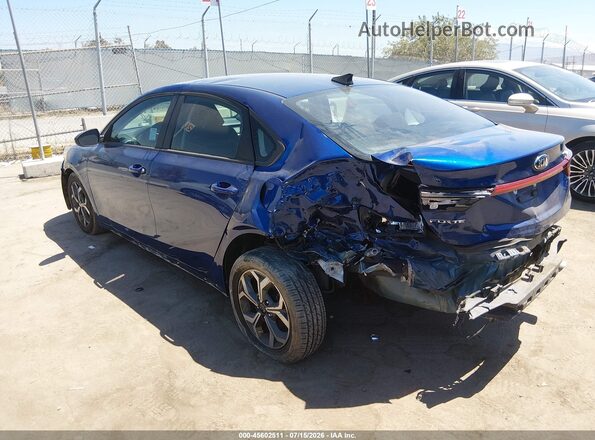 3KPF24AD8ME283810 2021 KIA FORTE Dark Blue Вид спереди