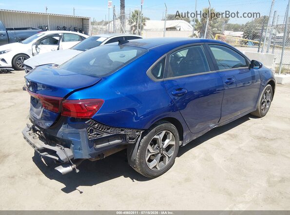 3KPF24AD8ME283810 2021 KIA FORTE Dark Blue Задняя правая четверть