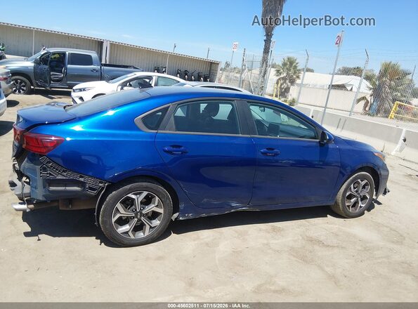 3KPF24AD8ME283810 2021 KIA FORTE Dark Blue Вид задней части салона