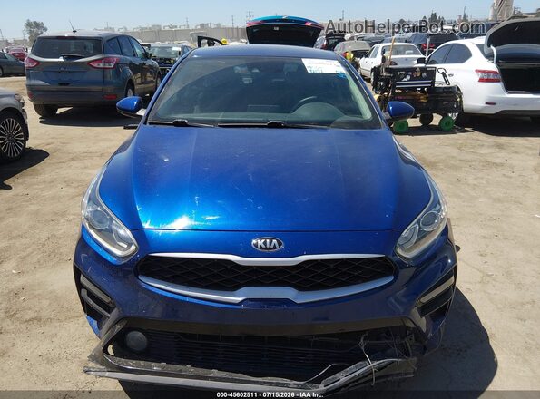 3KPF24AD8ME283810 2021 KIA FORTE Dark Blue Вид щитка приборов