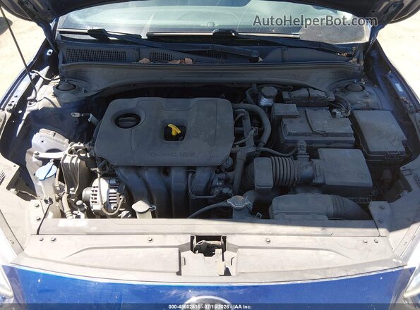 3KPF24AD8ME283810 2021 KIA FORTE Dark Blue Вид сзади