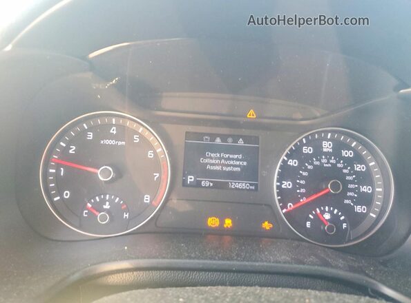 3KPF24AD8ME305708 2021 KIA FORTE Серебряный Вид щитка приборов