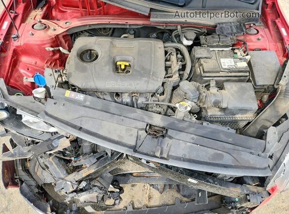 3KPF24AD8ME340250 2021 KIA FORTE Red Սալոնի հետևի տեսք