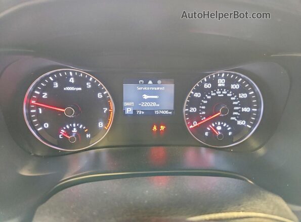 3KPF24AD8ME341463 2021 KIA FORTE Серебряный Вид щитка приборов