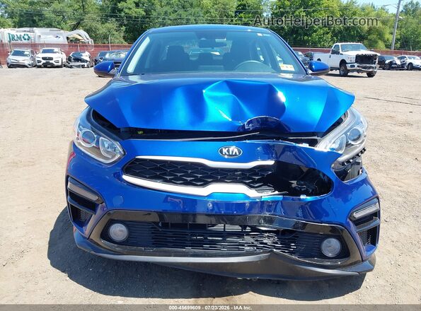 3KPF24AD8ME367836 2021 KIA FORTE Dark Blue Вид щитка приладів