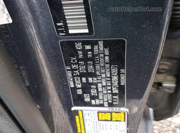 3KPF24AD8ME408871 2021 KIA FORTE Серый Вид подкапотного пространства