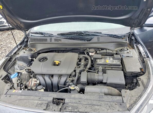 3KPF24AD8ME408871 2021 KIA FORTE Серый Вид задней части салона