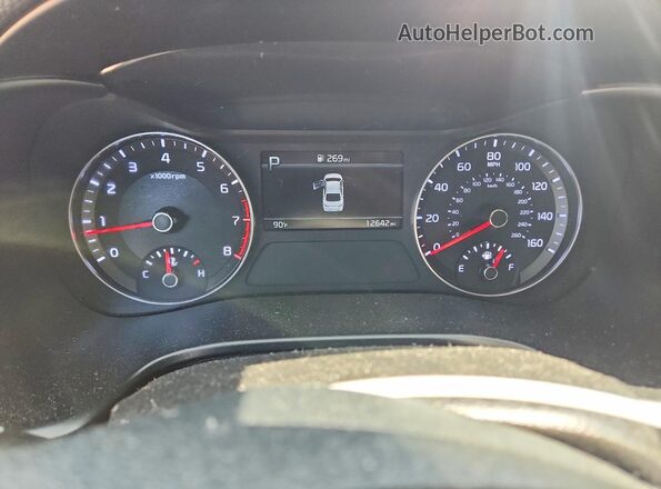 3KPF24AD8PE585487 2023 KIA FORTE Blue ხელსაწყოთა პანელის ხედი