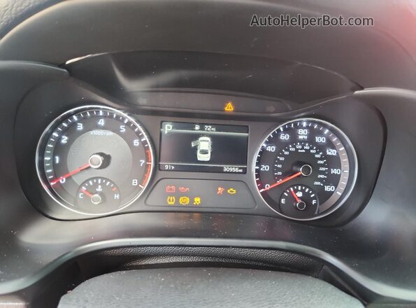 3KPF24AD8PE678977 2023 KIA FORTE Red ხელსაწყოთა პანელის ხედი