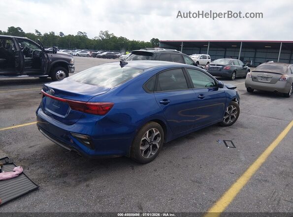 3KPF24AD9KE026667 2019 KIA FORTE Blue უკანა მარჯვენა