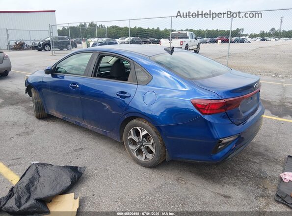 3KPF24AD9KE026667 2019 KIA FORTE Blue უკანა მარცხენა