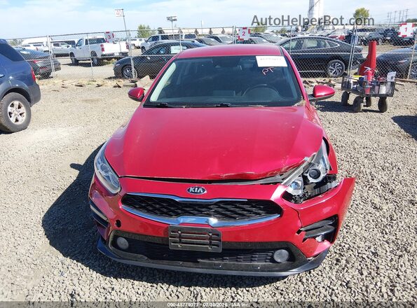 3KPF24AD9KE115669 2019 KIA FORTE Red Widok z przodu