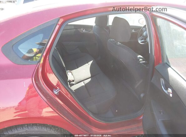3KPF24AD9KE115669 2019 KIA FORTE Red Widok naklejki z numerem VIN