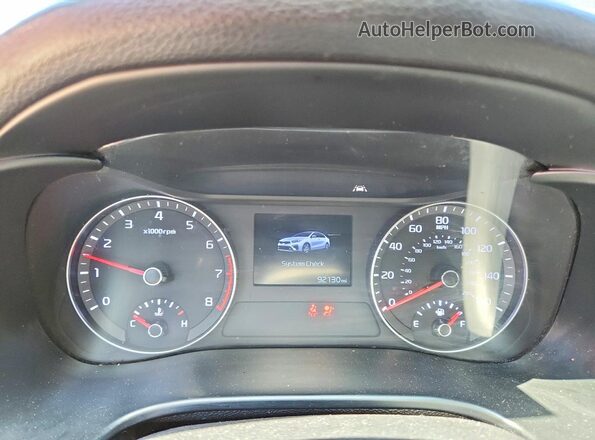 3KPF24AD9LE167918 2020 KIA FORTE Черный Вид щитка приборов