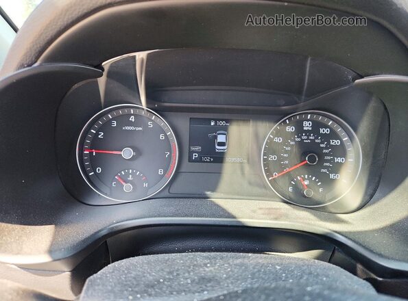 3KPF24AD9LE173234 2020 KIA FORTE Black Вид щитка приладів