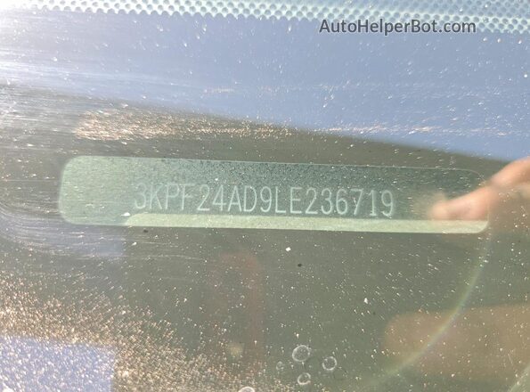 3KPF24AD9LE236719 2020 KIA FORTE Gray ძრავის განყოფილების ხედი