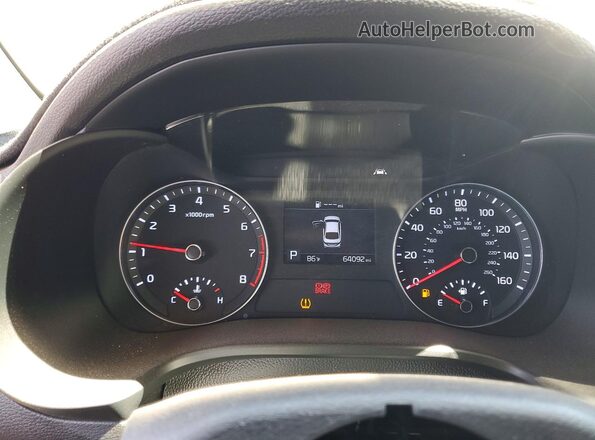 3KPF24AD9LE236719 2020 KIA FORTE Gray ხელსაწყოთა პანელის ხედი