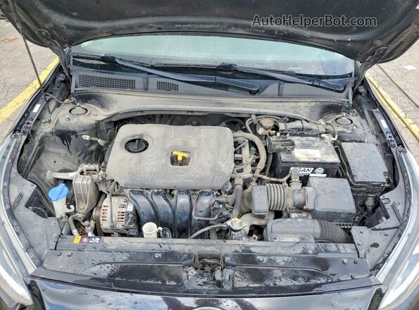 3KPF24AD9ME298574 2021 KIA FORTE Черный Вид задней части салона