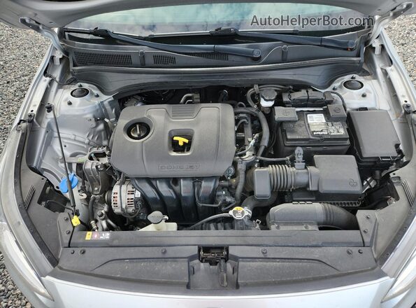 3KPF24AD9ME348891 2021 KIA FORTE Silver უკანა სალონის ხედი