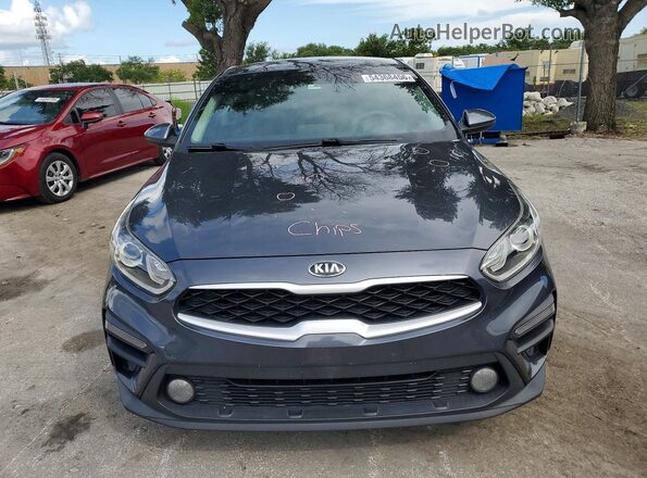 3KPF24AD9ME376917 2021 KIA FORTE Gray წინა ხედი