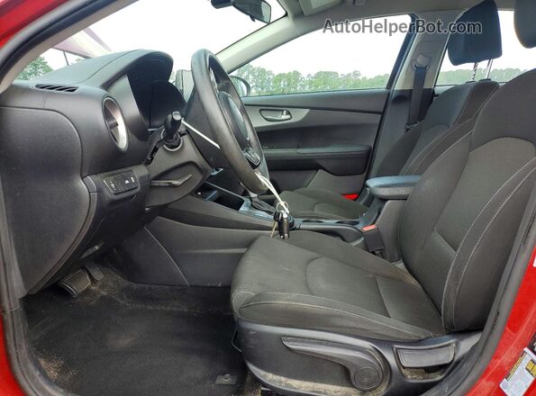3KPF24AD9ME410080 2021 KIA FORTE Red Vista interior delantera