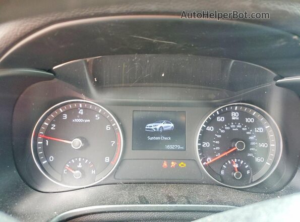 3KPF24AD9ME410080 2021 KIA FORTE Red Vista del cuadro de instrumentos