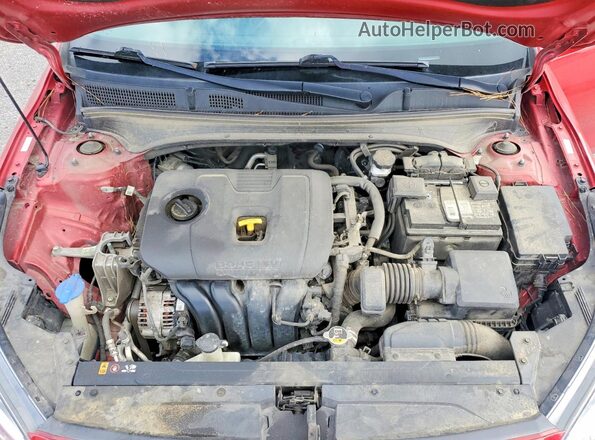 3KPF24AD9ME410080 2021 KIA FORTE Red Vista interior trasera