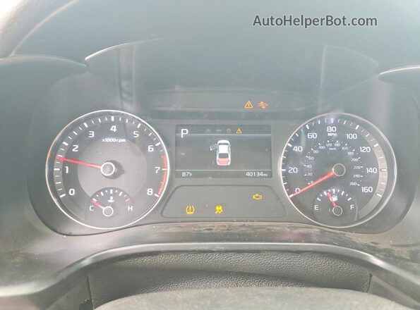 3KPF24AD9PE652694 2023 KIA FORTE Red Вид щитка приладів