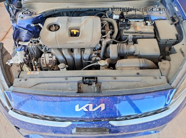 3KPF24AD9PE675568 2023 KIA FORTE Blue Widok wnętrza z tyłu