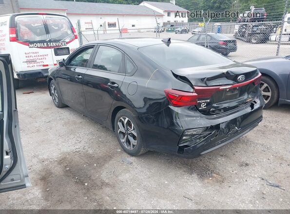 3KPF24ADXKE008047 2019 KIA FORTE Black Trasero izquierdo