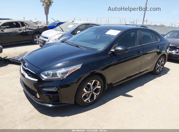 3KPF24ADXKE016648 2019 KIA FORTE Black Front left