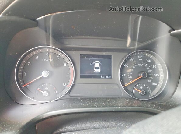 3KPF24ADXLE140498 2020 KIA FORTE White Սարքավորումների վահանակի տեսք