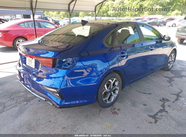 3KPF24ADXLE193475 2020 KIA FORTE Blue უკანა მარჯვენა