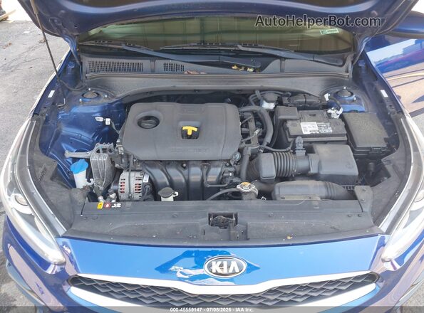 3KPF24ADXLE193475 2020 KIA FORTE Blue უკანა ხედი