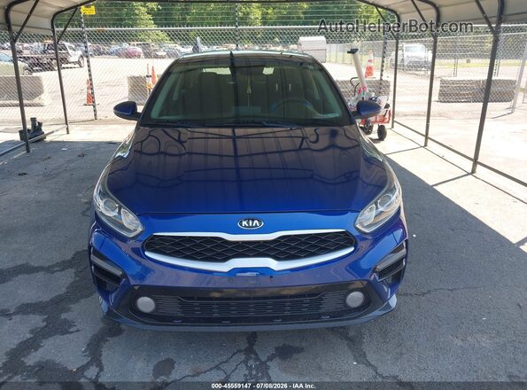 3KPF24ADXLE193475 2020 KIA FORTE Blue ხელსაწყოთა პანელის ხედი