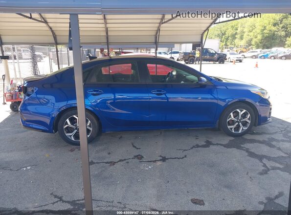 3KPF24ADXLE193475 2020 KIA FORTE Blue უკანა სალონის ხედი