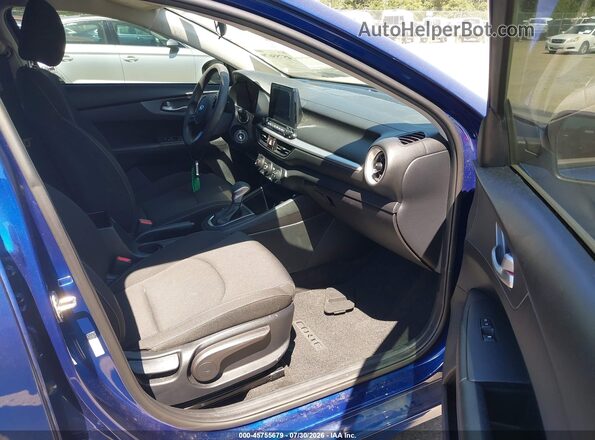 3KPF24ADXLE205107 2020 KIA FORTE Dark Blue წინა სალონის ხედი