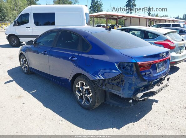 3KPF24ADXLE205107 2020 KIA FORTE Dark Blue უკანა მარცხენა