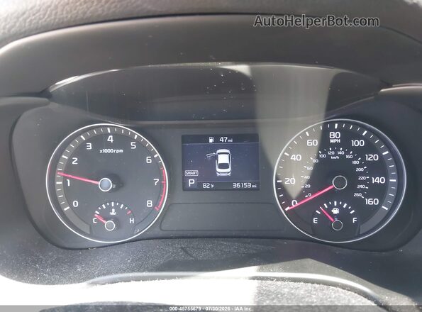 3KPF24ADXLE205107 2020 KIA FORTE Dark Blue უკანა სავარძლების ხედი