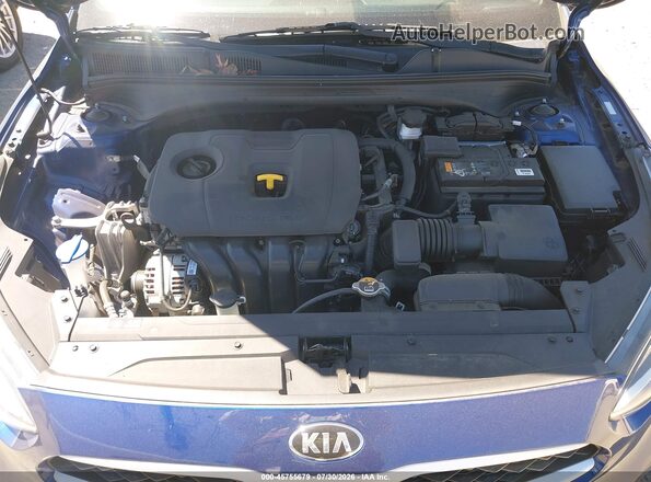 3KPF24ADXLE205107 2020 KIA FORTE Dark Blue უკანა ხედი
