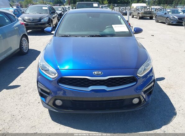 3KPF24ADXLE205107 2020 KIA FORTE Dark Blue უკანა სალონის ხედი