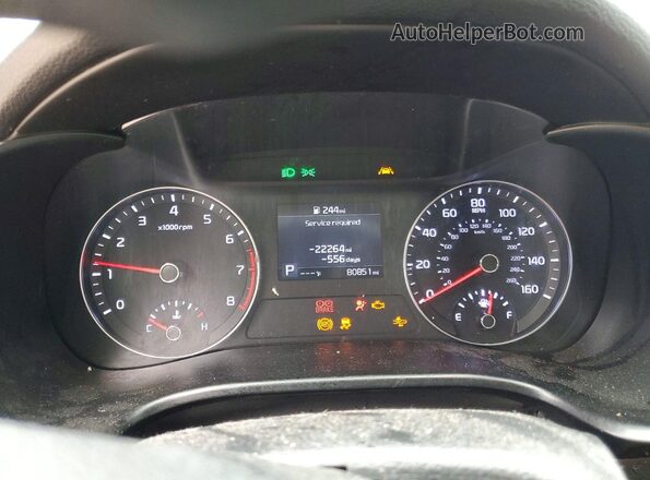 3KPF24ADXLE213286 2020 KIA FORTE Gray Սարքավորումների վահանակի տեսք