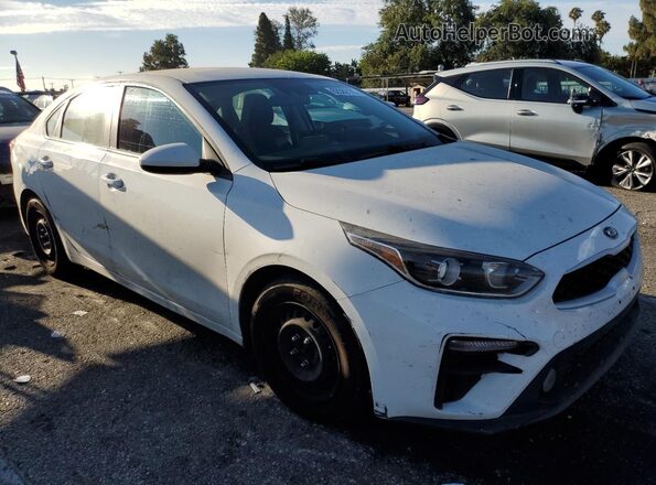 3KPF24ADXLE236020 2020 KIA FORTE White Przód prawy