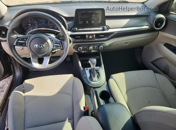 3KPF24ADXME277510 2021 KIA FORTE Black Dashboard view