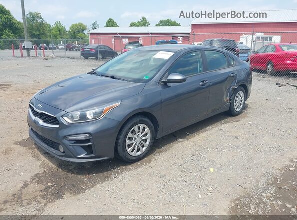 3KPF24ADXME303569 2021 KIA FORTE Gray წინა მარცხენა ხედი სამი მეოთხედიდან