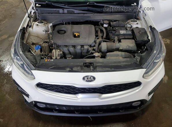 3KPF24ADXME334076 2021 KIA FORTE White უკანა სალონის ხედი