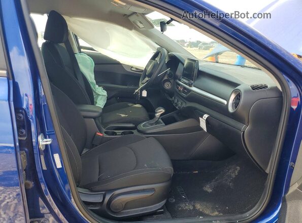 3KPF24ADXME355266 2021 KIA FORTE Blue Սալոնի դիմացի տեսք